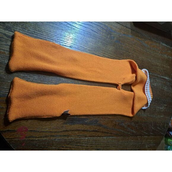 Adidas University TN Volunteers Orange White Collar Scarf Wrap w Hand Pockets - Picture 8 of 10